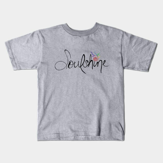 Soulshine Rainbow Logo Kids T-Shirt by Soulshine 